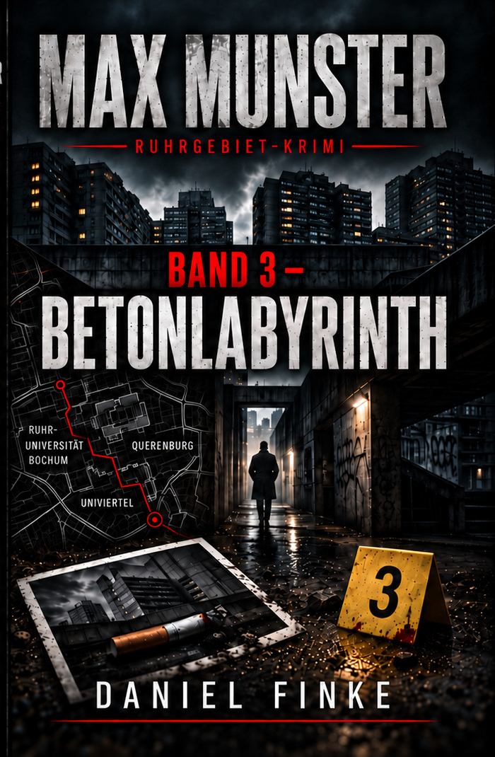 Originalcover: Max Munster Band 3 – Betonlabyrinth von Daniel Finke
