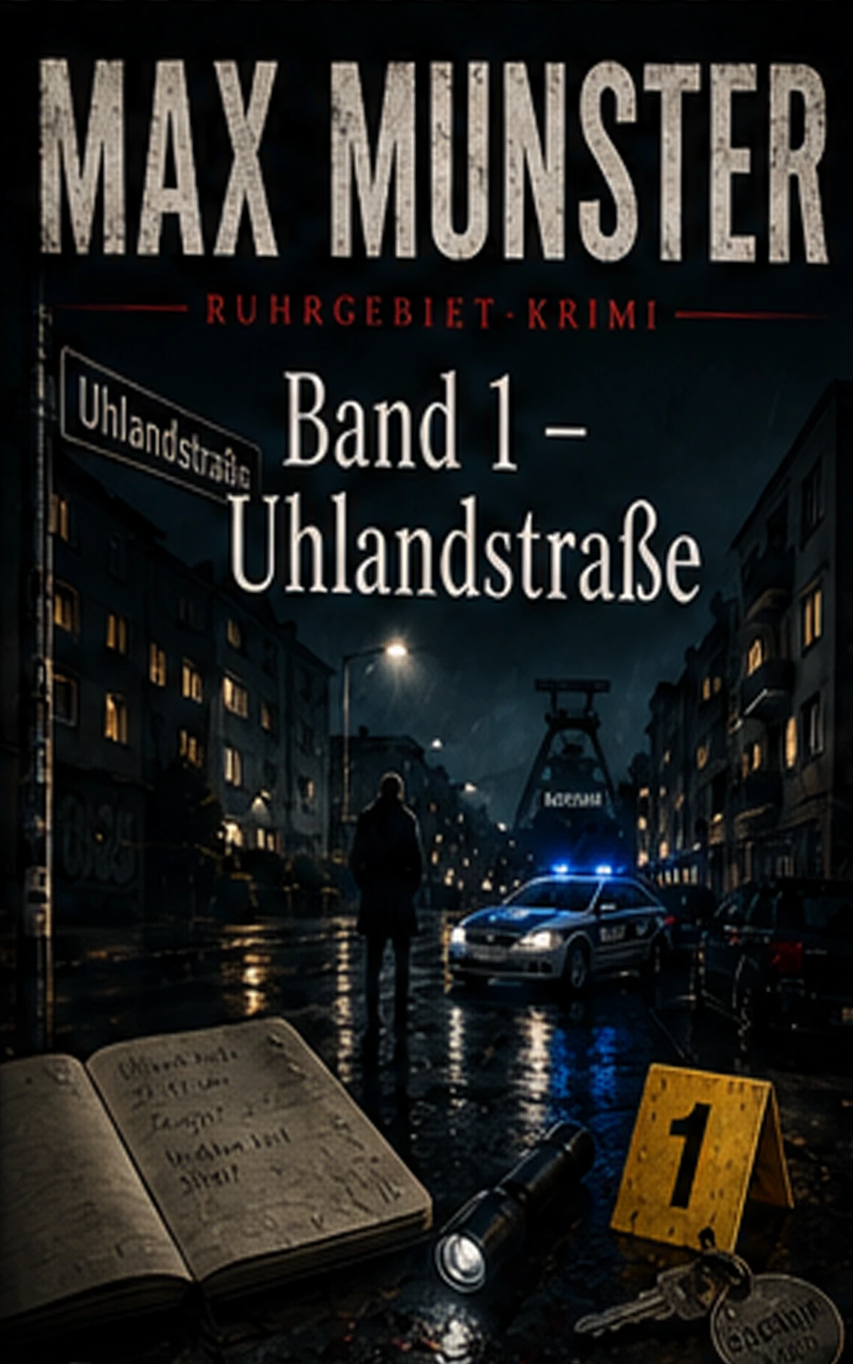 Cover des Romans Max Munster – Uhlandstraße
